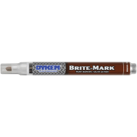 DYKEM Permanent Paint Marker, Brown, Medium Tip, BRITE-MARK 916 Series