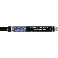 DYKEM Permanent Paint Marker, Black, Medium Tip, BRITE-MARK Roughneck Series