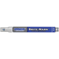 DYKEM Permanent Paint Marker, Blue, Medium Tip, BRITE-MARK 916 Series