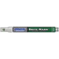 DYKEM Permanent Paint Marker, Green, Medium Tip, BRITE-MARK 916 Series