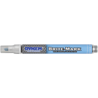 DYKEM Permanent Paint Marker, Light Blue, Medium Tip, BRITE-MARK 916 Series