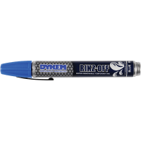 DYKEM Temporary Ink Marker, Water Removable, Blue Broad Tip, RINZ-OFF 44 Series