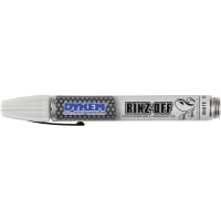 DYKEM Temporary Ink Marker, Water Removable, White, Broad Tip, RINZ-OFF 44 Series