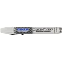 DYKEM Permanent Paint Marker, White, Medium Tip, BRITE-MARK 40 Series