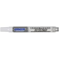 DYKEM Permanent Paint Marker, White, Medium Tip, BRITE-MARK Roughneck Series