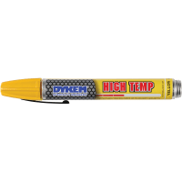 DYKEM Paint Marker, High Temp, 44, Yellow, Medium Tip