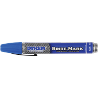 DYKEM Permanent Paint Marker, Blue, Medium Tip, BRITE-MARK 40 Series