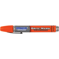 DYKEM Permanent Paint Marker, Orange, Medium Tip, BRITE-MARK 40 Series