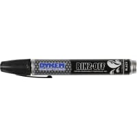 DYKEM Temporary Ink Marker, Water Removable, Black, Broad Tip, RINZ-OFF 44 Series