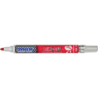 DYKEM Temporary Ink Marker, Water Removable, Red, Medium Tip, RINZ-OFF 916 Series