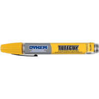 DYKEM Permanent Industrial Marker, Yellow, Medium Tip, TUFF GUY Series