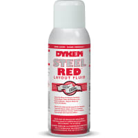 DYKEM Layout Fluid, Red, Aerosol, 16 oz., STEEL RED Series