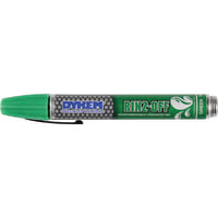 DYKEM Temporary Ink Marker, Water Removable, Green Broad Tip, RINZ-OFF 44 Series