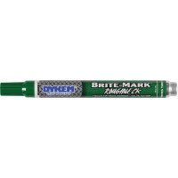 DYKEM Permanent Paint Marker, Green, Medium Tip, BRITE-MARK Roughneck Series