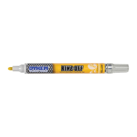 DYKEM Temporary Ink Marker, Water Removable, Yellow, Medium Tip, RINZ-OFF 916 Series