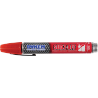 DYKEM Removable Marker, Red, Broad Tip, SUDZ-OFF 44 Series