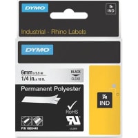 Dymo Dymo 1805440 Black on Transparent Label Printer Tape