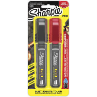 Dymo Sharpie PRO CHISEL 2CD Black-Red