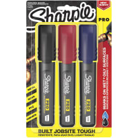 Dymo Sharpie PRO CHISEL 3CD Black-Blue-Red