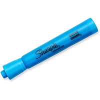 Dymo Highlighter, Blue, Marker Tip Chisel, Barrel Type Wide