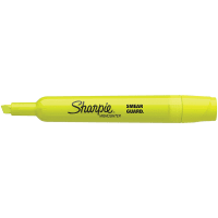 Dymo Sharpie Tank Style Highlighters, Chisel Tip, Yellow