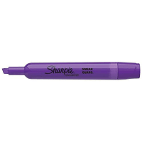 Dymo Sharpie Tank Style Highlighters, Chisel Tip, Lavender