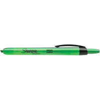 Dymo Sharpie Accent Retractable Highlighters Chisel Tip Fluorescent Green