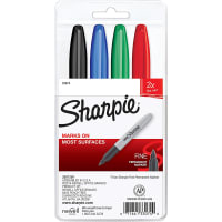 Dymo Sharpie Super Permanent Markers Fine Point Assorted