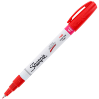 Dymo Sharpie Oil-Based Paint Marker, Extra Fine Point, Red