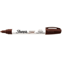 Dymo Sharpie Oil-Based Paint Marker, Fine Point, Brown