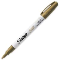 Dymo Sharpie Oil-Based Paint Marker, Fine Point, Gold