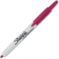 Dymo Sharpie Retractable Markers, Fine Tip, Berry