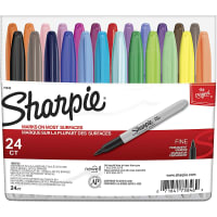 Dymo Sharpie Permanent Markers, Fine Point, Assorted Colors