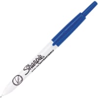 Dymo Sharpie Retractable Ultra Fine Point Permanent Markers, Blue