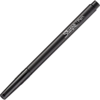 Dymo Sharpie Plastic Point Stick Water Resistant Pen, Fine Point, Black