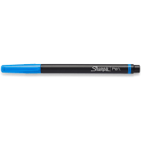 Dymo Sharpie Plastic Point Stick Water Resistant Pen, Fine Point, Blue