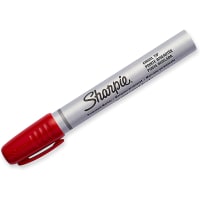 Dymo Sharpie Pro Chisel Tip Industrial Strength Permanent Marker, Red