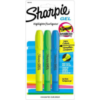 Dymo Sharpie Gel Highlighter, Assorted Colors