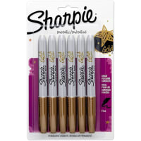 Dymo Sharpie Metallic Fine Point Permanent Marker, Metallic Gold