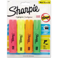 Dymo Sharpie Blade Tip Highlighter, Assorted Colors