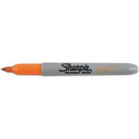 Dymo Sharpie Fine Point Permanent Marker, Neon Orange