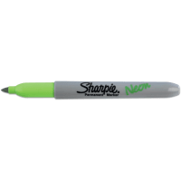 Dymo Sharpie Fine Point Permanent Marker, Neon Green