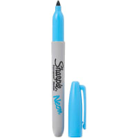 Dymo Sharpie Fine Point Permanent Marker, Neon Blue