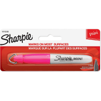 Dymo Sharpie Mini Permanent Marker Black Keychain, Magenta