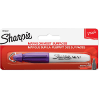 Dymo Sharpie Mini Permanent Marker Black Keychain, Violet