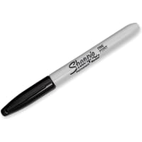 Dymo Sharpie Permanent Markers, Fine Point, Black