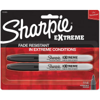 Dymo Sharpie Extreme Permanent Markers, Fade Resistant, Black