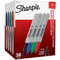 Dymo Sharpie Fine Tip Permanent Marker, Assorted Colors