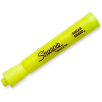 Dymo Sharpie Tank Style Highlighters, Chisel Tip, Fluorescent Yellow