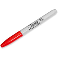 Dymo Sharpie Permanent Markers, Fine Point, Red